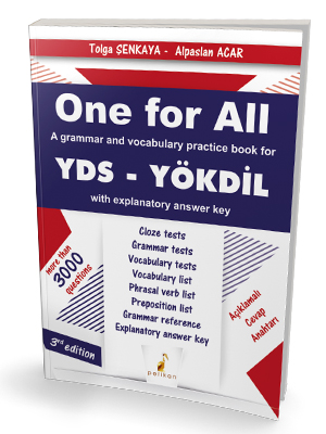 One For All A Grammar and Vocabulary Practice Book For YDS - kitap Tol