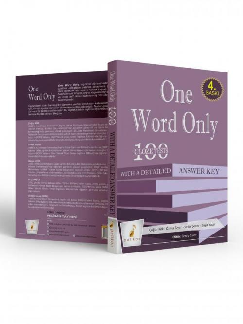 Pelikan One Word Only: 100 Cloze Tests with a Detailed Answer Key - ki