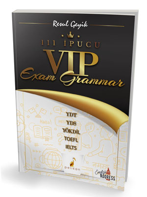 Pelikan 111 İpucu VIP Exam Grammar - kitap Resul Geyik