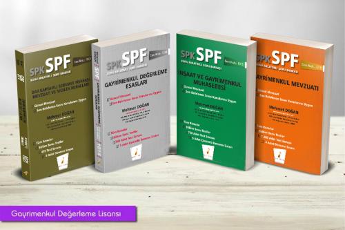 Pelikan SPK - SPF Gayrimenkul Değerleme Lisansı (4 Kitap) - kitap Mehm