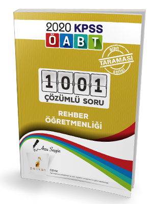 ​Pelikan Yayınları 2020 ÖABT Rehber Öğretmenliği 1001 Çözümlü Soru - k