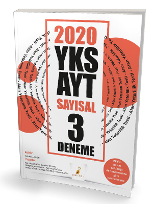 Pelikan Yayınları 2020 YKS AYT Sayısal 3 Deneme Sınavı - kitap Nuh Hel
