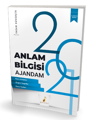 Pelikan Yayınları 2021 TYT Anlam Bilgisi Ajandam - kitap İhsan Güverçi