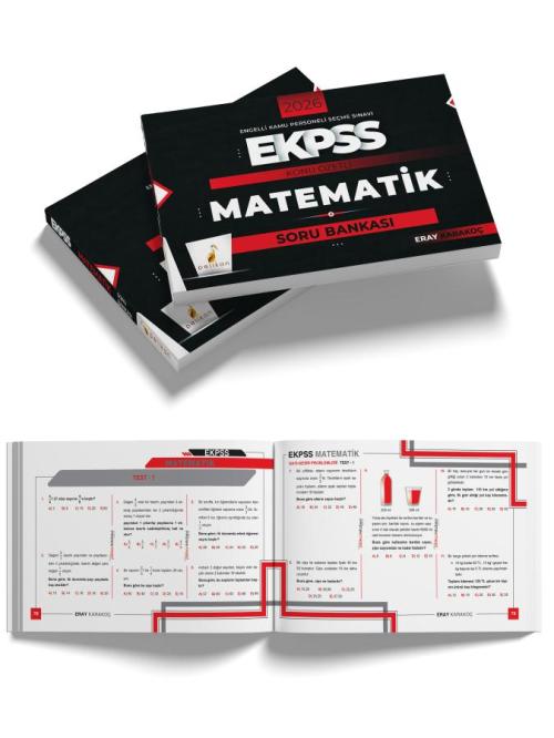 Pelikan Yayınları 2026 EKPSS Matematik Konu Özetli Soru Bankası - kita