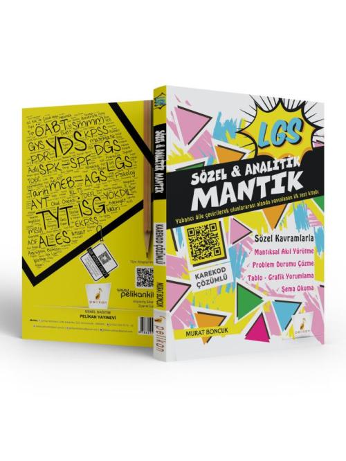 Pelikan Yayınları LGS Sözel ve Analitik Mantık Karekod Çözümlü Soru Ba