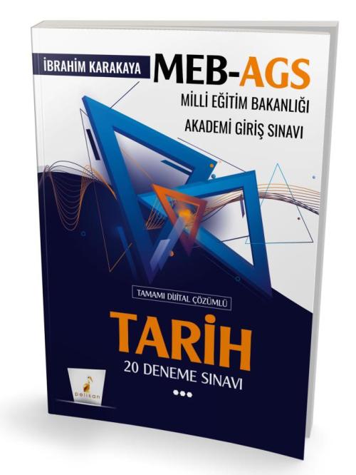 Pelikan Yayınları MEB - AGS Hazırlık Tarih 20 Deneme Sınavı Tamamı Dij