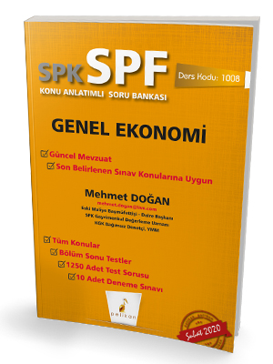 Pelikan Yayınları SPK - SPF Genel Ekonomi Konu Anlatımlı Soru Bankası 