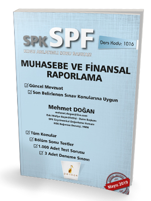 Pelikan Yayınları SPK - SPF Muhasebe ve Finansal Raporlama Konu Anlatı