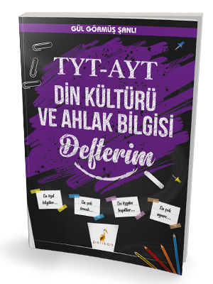 Pelikan Yayınları TYT - AYT Din Kültürü ve Ahlak Bilgisi Defterim - ki