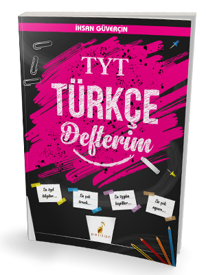 Pelikan Yayınları TYT Türkçe Defterim - kitap İhsan Güverçin