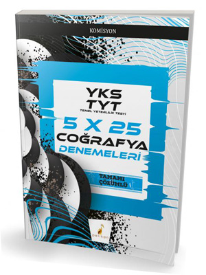 Pelikan YKS TYT 5x25 Coğrafya Denemeleri - kitap Komisyon