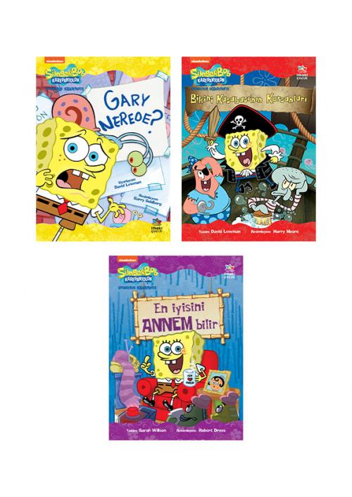 SüngerBob 3 Kitap Takım - kitap Kolektif