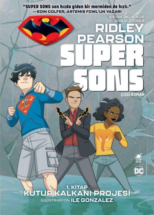 Super Sons Kutup Kalkanı Projesi - kitap Ridley Pearson