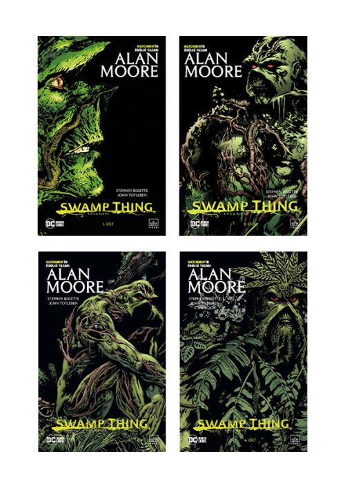 Swamp Thing Efsanesi 4 Kitap Takım - kitap Alan Moore