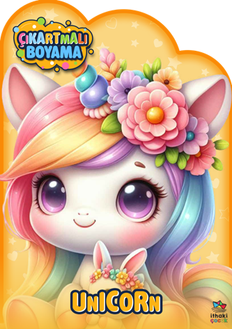 Unicorn Zamanı – Çıkartmalı Boyama Kitabı - kitap