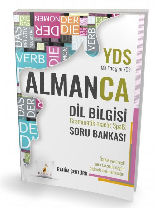 YDS Almanca Dil Bilgisi Soru Bankası - kitap Rahim Şentürk