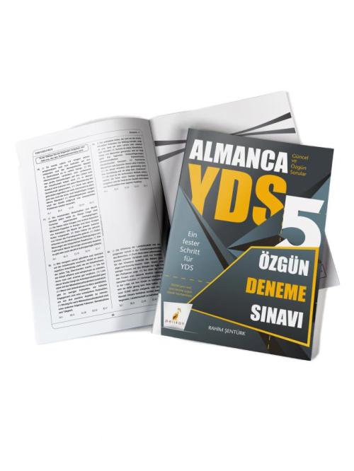 YDS Almanca Özgün 5 Deneme Sınavı - kitap Rahim Şentürk