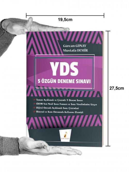 YDS Çek Kopart 5 Özgün Deneme Sınavı Dijital Çözümlü - kitap Gürcan Gü