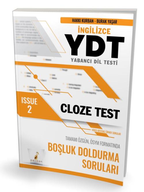 Ydt İngilizce Cloze Test Issue 2 - kitap Hakkı Kurban
