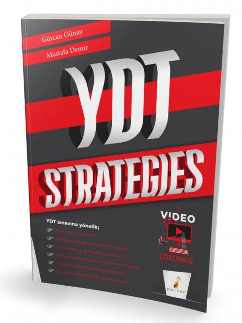 YDT Strategies Video Çözümlü Soru Bankası - kitap Gürcan Günay