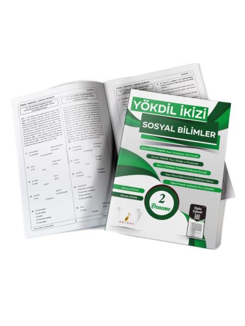 YÖKDİL İkizi Sosyal Bilimler 2 Özgün Deneme Sınavı Dijital Çözümlü - k