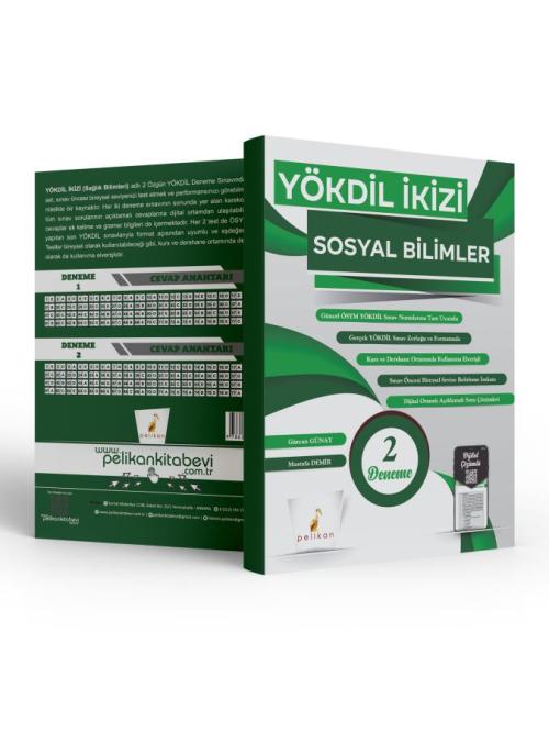 YÖKDİL İkizi Sosyal Bilimler 2 Özgün Deneme Sınavı Dijital Çözümlü - k