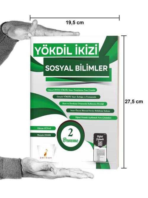 YÖKDİL İkizi Sosyal Bilimler 2 Özgün Deneme Sınavı Dijital Çözümlü - k