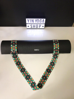 Mat Taşıma Askısı - Yeşil Etnik Desenli