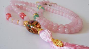 Pembe Kuvars 108'lik Mala