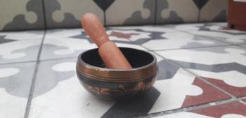 Yoga Çanı / Rezonans 8cm - Bakır Yeşil