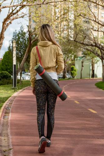 Deri Mat Taşıma Askısı - Turquaz Deri Mat Taşıma Askısı - Turquaz