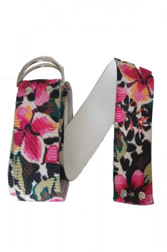 Yoga Kemeri - Çiçekli Yoga Kemeri - Çiçekli