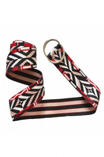 Yoga Kemeri - Kırmızı Beyaz Yoga Kemeri - Kırmızı Beyaz