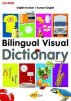 Bilingual Visual Dictionary Interactive CD (English–Korean) ONLINE DOWNLOADABLE Bilingual Visual Dictionary Interactive CD (English–Korean) ONLINE DOWNLOADABLE