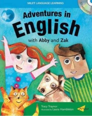 Adventures In English With Abby & Zak (Book + CD) %40 discount Tracy T
