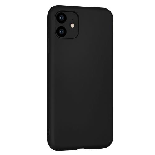i-Stone Lansman Pastel Silikon Kılıf iPhone 11 Siyah