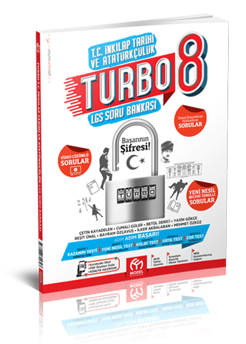 8. Sınıf Turbo T.C. İnkılap Tarihi ve Atatürkçülük LGS Soru Bankası