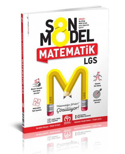 8. Sınıf Son Model Matematik Soru Bankası