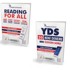 YDS 20 Mini Deneme ve Reading For All Seti - Müjde Sarıkaya, Hüseyin Sarıkaya