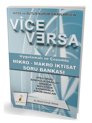 VİCE VERSA Uygulamalı ve Çözümlü Mikro-Makro İktisat Soru Bankası