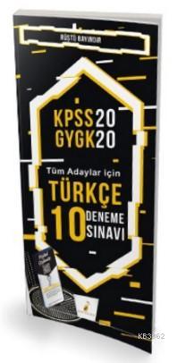 2020 KPSS Türkçe 10 Deneme Sınavı Dijital Çözümlü