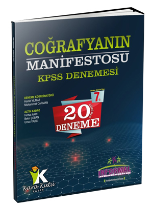 İnformal KPSS Coğrafyanın Manifestosu 20 Çözümlü Deneme