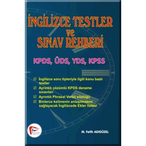 İngilizce Testler ve Sınav Rehberi; KPDS, ÜDS, YDS, KPSS