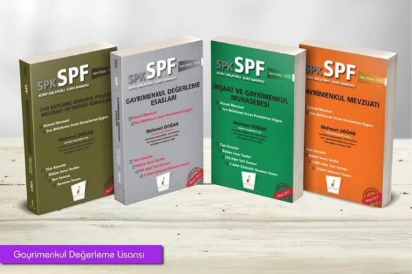 SPK - SPF Gayrimenkul Değerleme Lisansı (4 Kitap) Mehmet Doğan