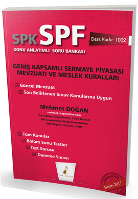 SPK - SPF Geniş Kapsamlı Sermaye Piyasası Mevzuatı ve Meslek Kuralları