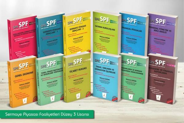 SPK - SPF Sermaye Piyasası Faaliyetleri Düzey 3 Lisansı (12 Kitap) Meh