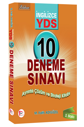 YDS İngilizce 10 Deneme Sınavı Ayrıntılı Çözüm ve Strateji Kitabı M. F