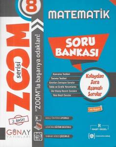 8. Sınıf LGS Matematik Zoom Serisi Soru Bankası Günay Yayınları