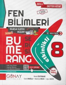8. Sınıf Fen Bilimleri Etkinlikli Bumerang Serisi Günay Yayınları