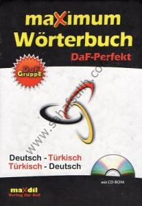 Daf Perfekt Maximum Wörterbuch Deutsche - Türkisch - Türkisch - Deutsch